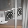 Radaway Essenza Pro Brushed Nickel Kdj kabina 80x90cm lewa szczotkowany nikiel 10097080-91-01L/10098090-01-01